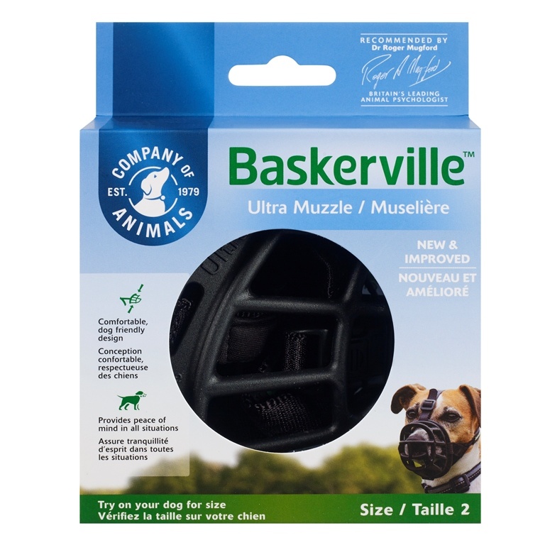 COA Намордник для собак "Baskerville Ultra", Size2, 6х27см (Великобритания)