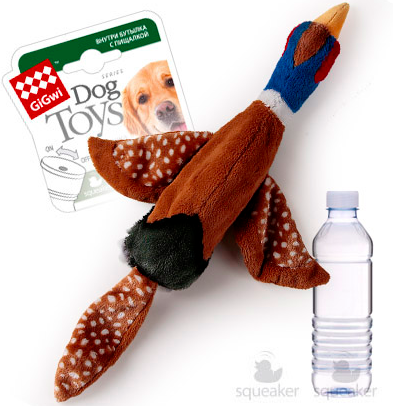 Gigwi Птица с пластиковой бутылкой и пищалкой