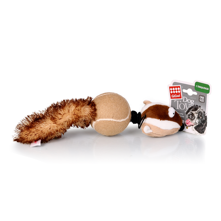 Gigwi Dog Toys  Барсук с 2мя пищалками теннис
