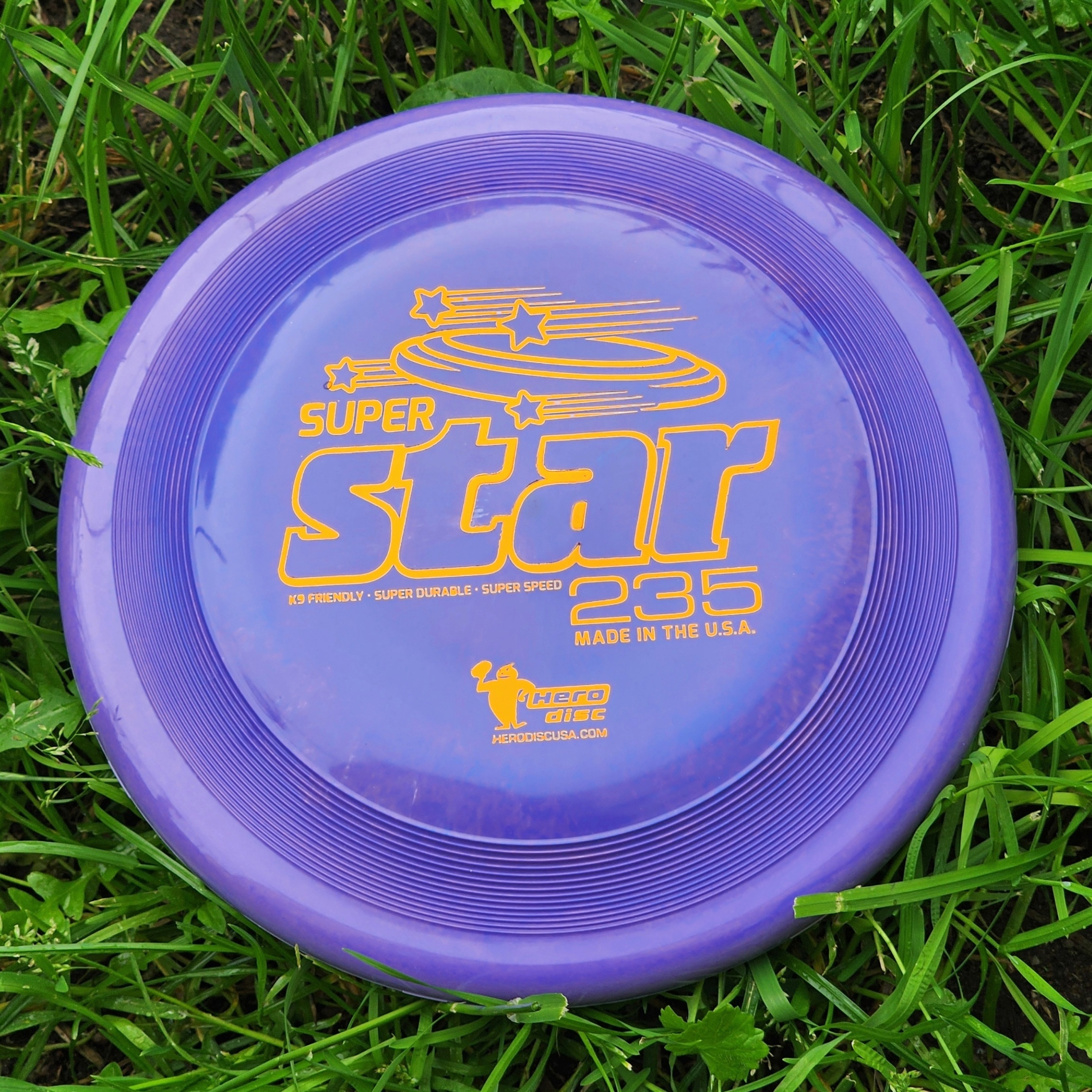 Superstar 235 фиолетовый фризби диск