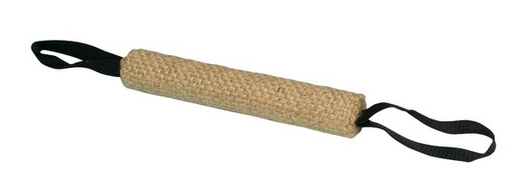 Палка тренировочная, джут, ø4 х 26 см/53 см, с двумя ручками