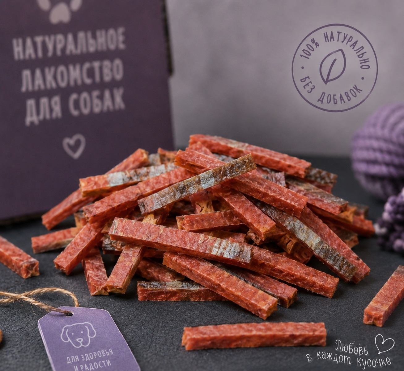 Вяленый лосось с кожей