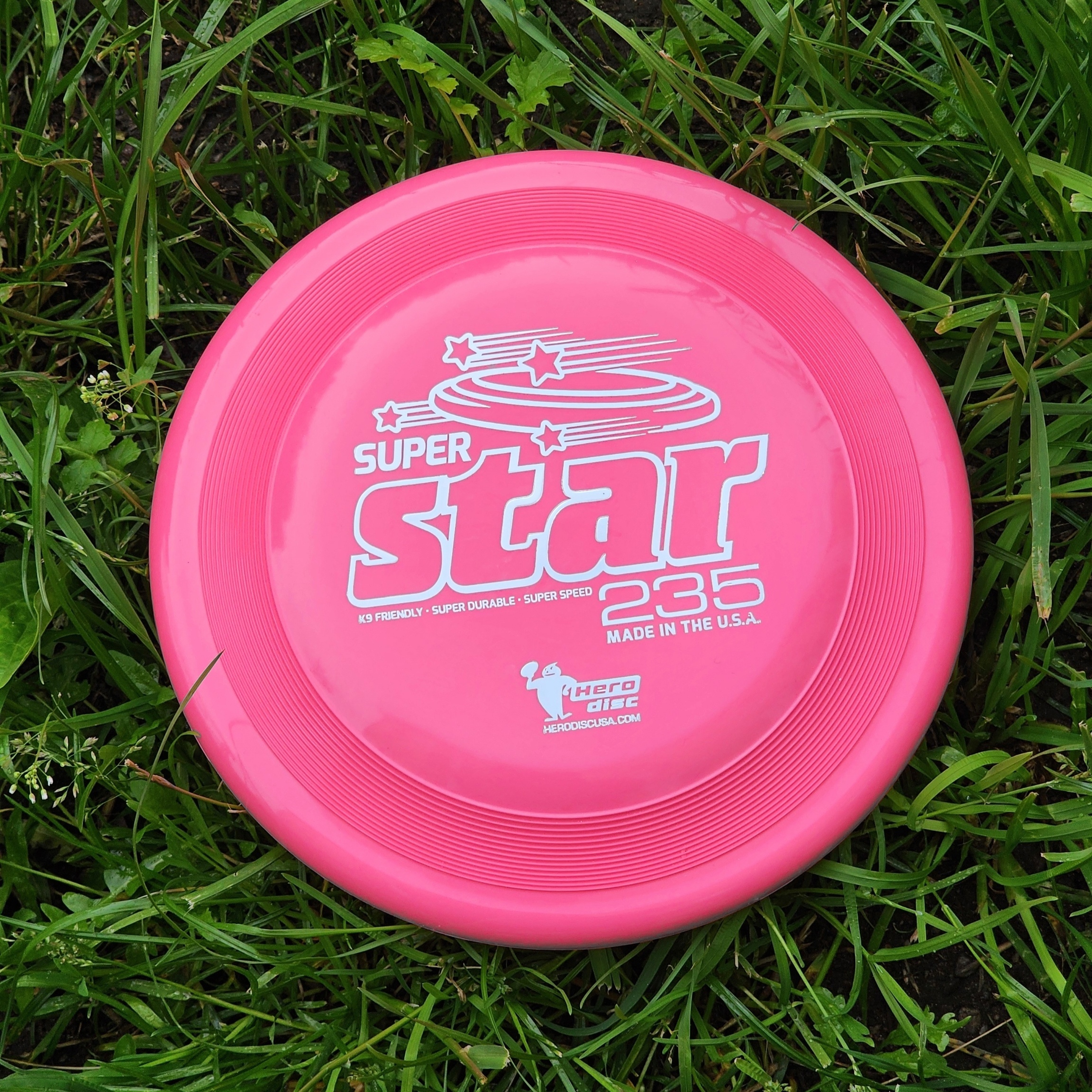 Superstar 235 розовый фризби диск